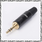 DieHard DHJ35SBK 3.5 mm Stereo Jack Connector – TRS Plug (Packs of 4/8/20)