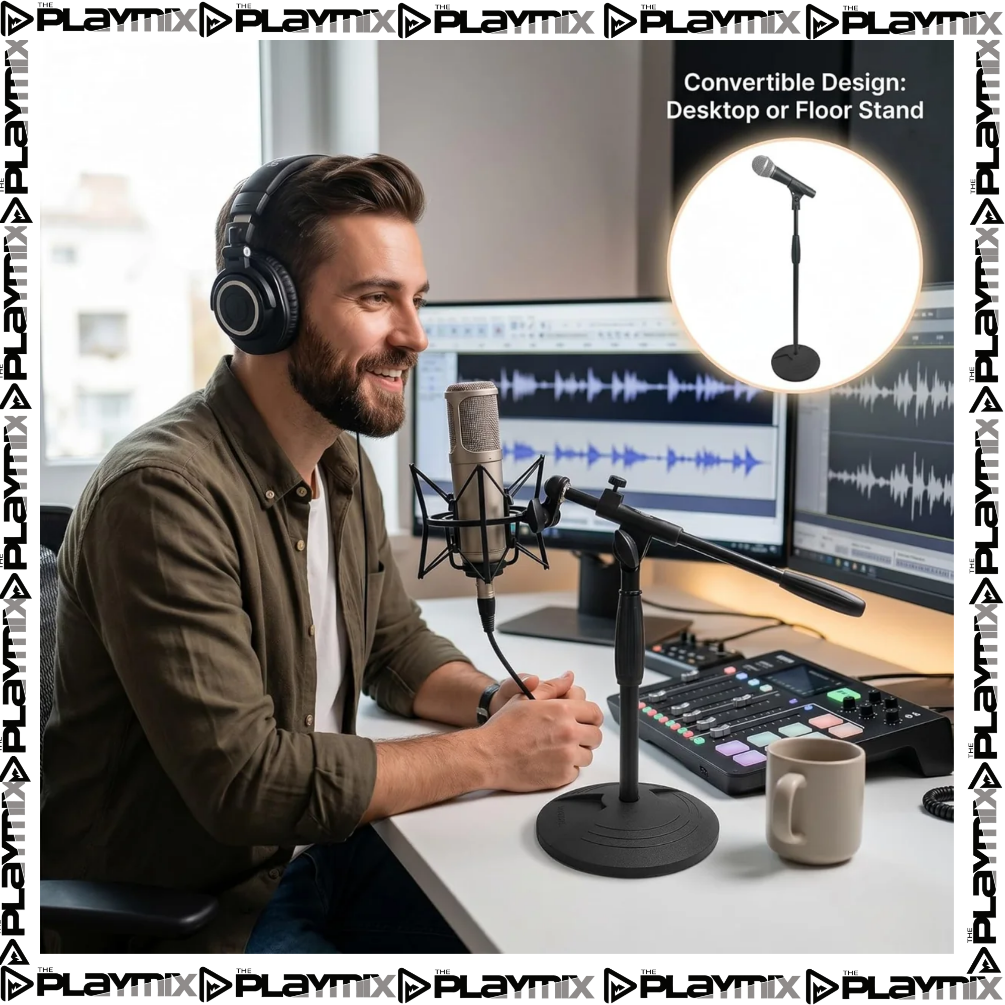 Proel DST140BK Microphone Stand