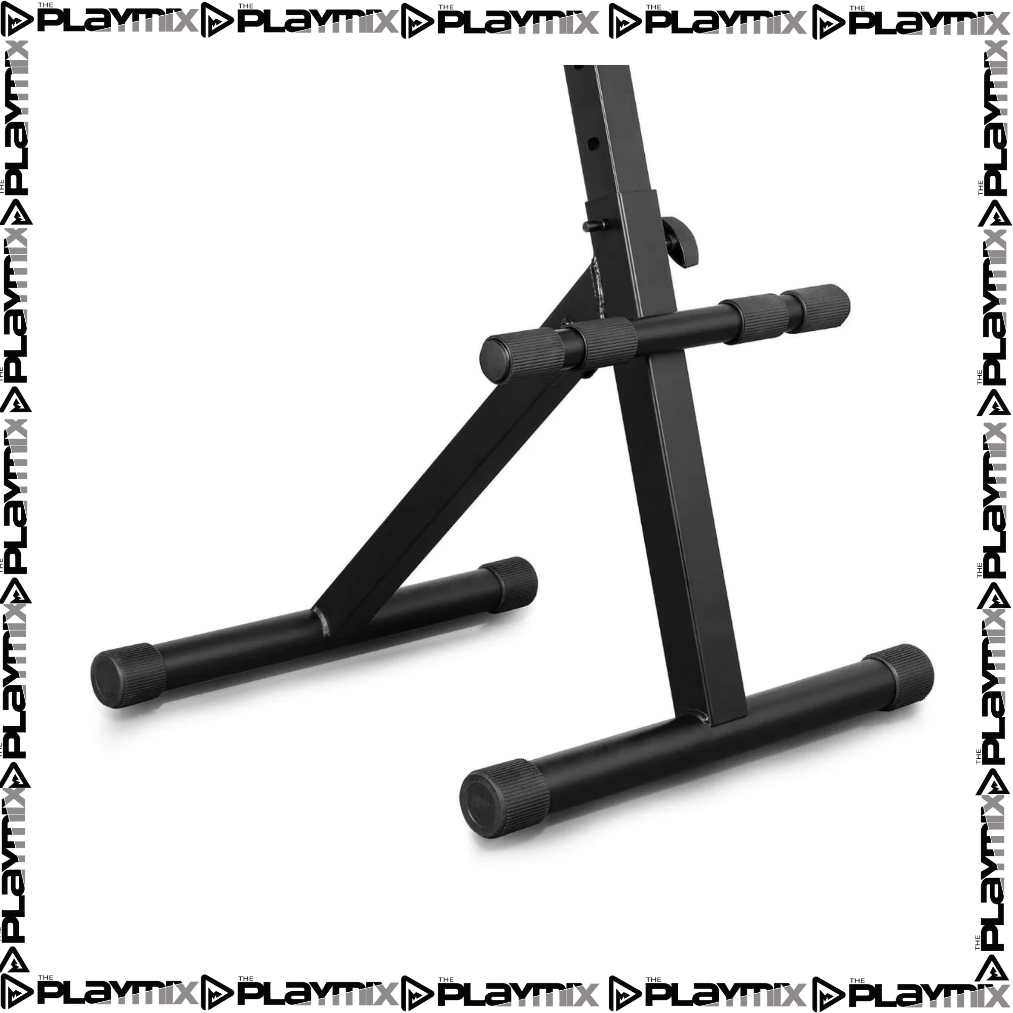 VONYX GST15 Guitar Stool with Backrest & Integrated Guitar Stand