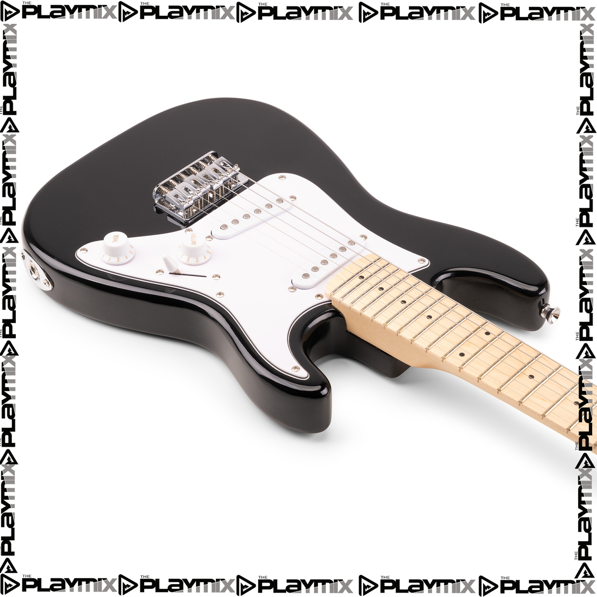 MAX GigKit Kids Electric Guitar Kit 1/4 Black – with 10W Amp, Gig Bag & Accessories