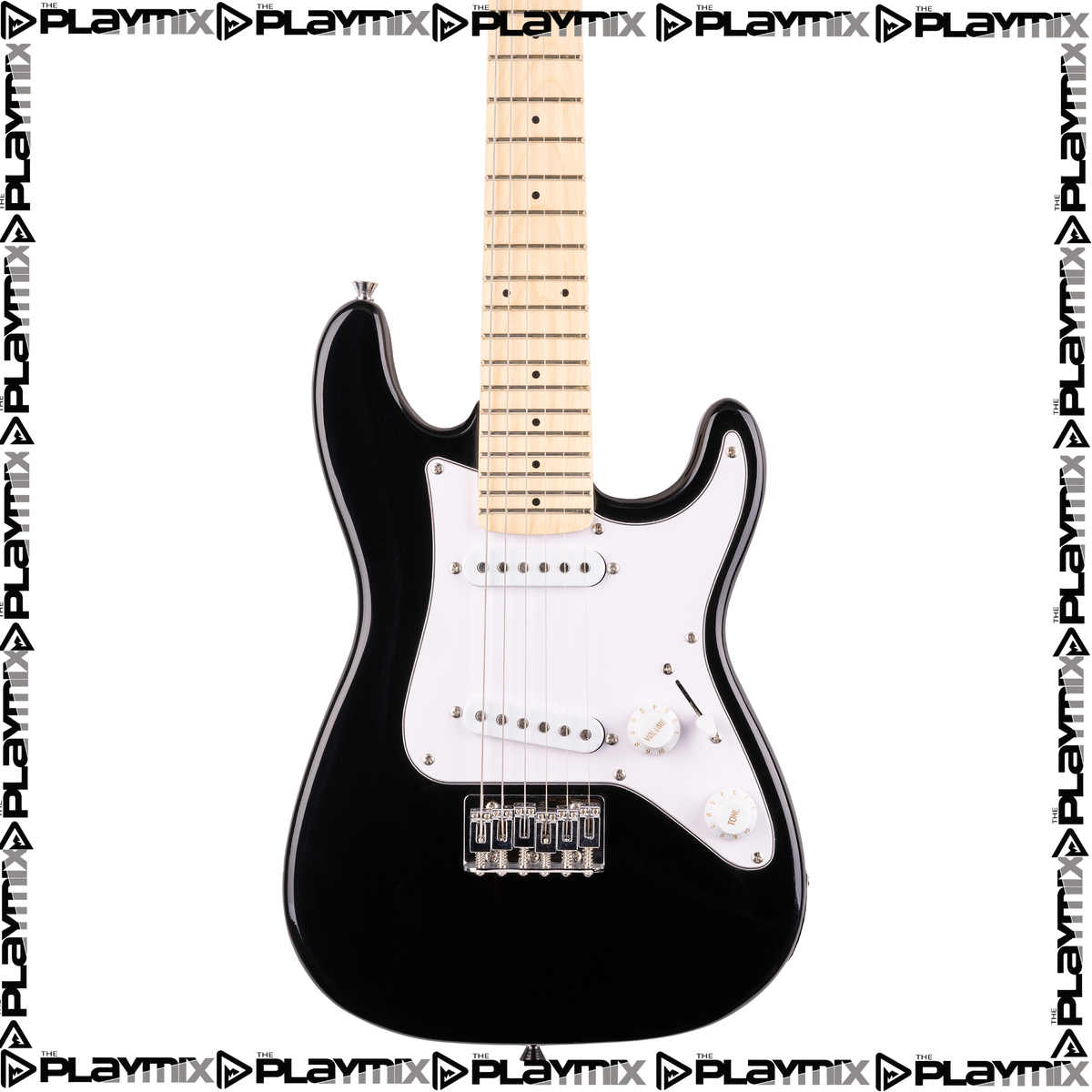 MAX GigKit Kids Electric Guitar Kit 1/4 Black – with 10W Amp, Gig Bag & Accessories