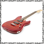 MAX GigKit Electric Guitar Kit Quilted Dark Red – with 40W Amp, Gig Bag & Accessories