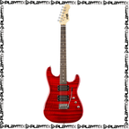 MAX GigKit Electric Guitar Kit Quilted Dark Red – with 40W Amp, Gig Bag & Accessories