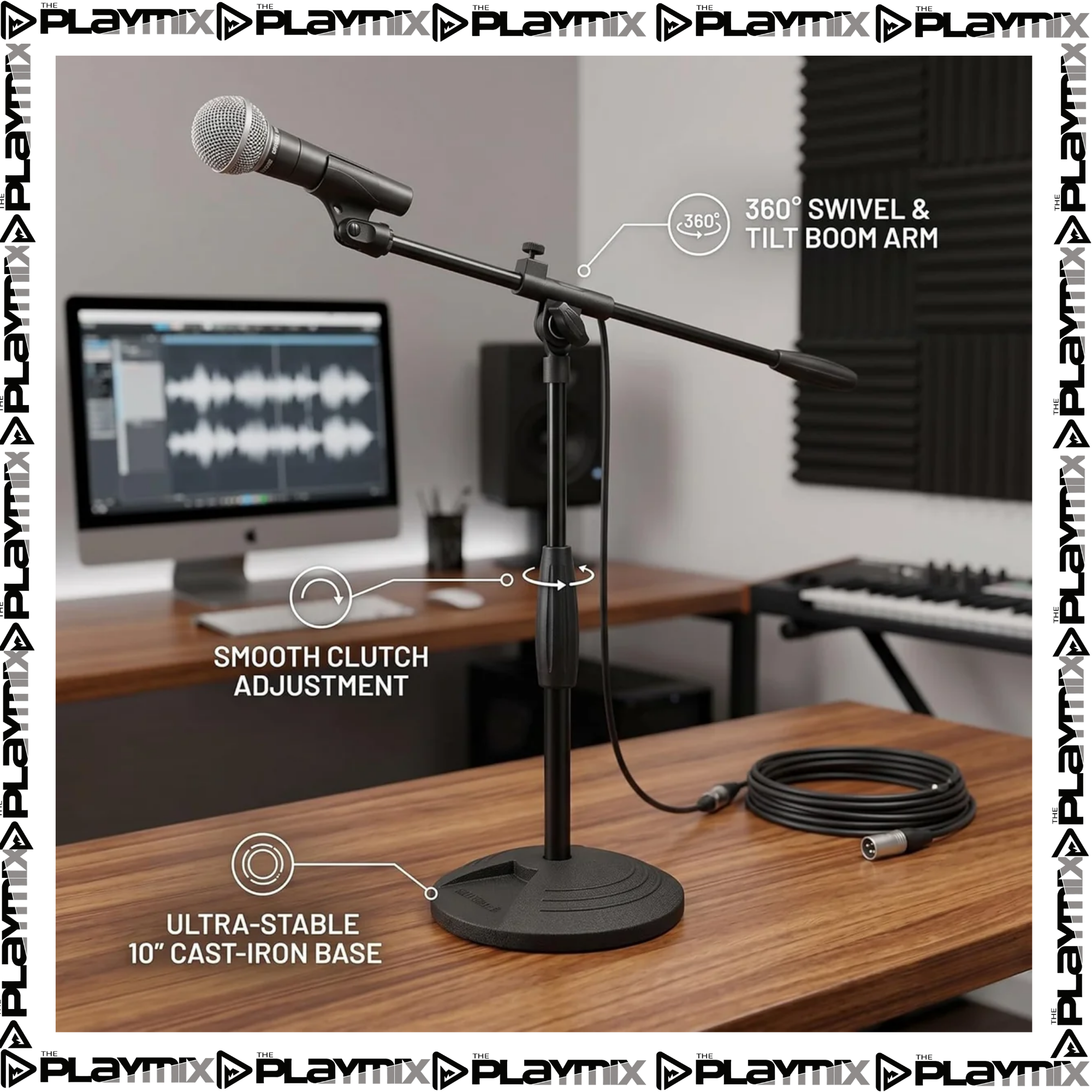Proel DST140BK Microphone Stand