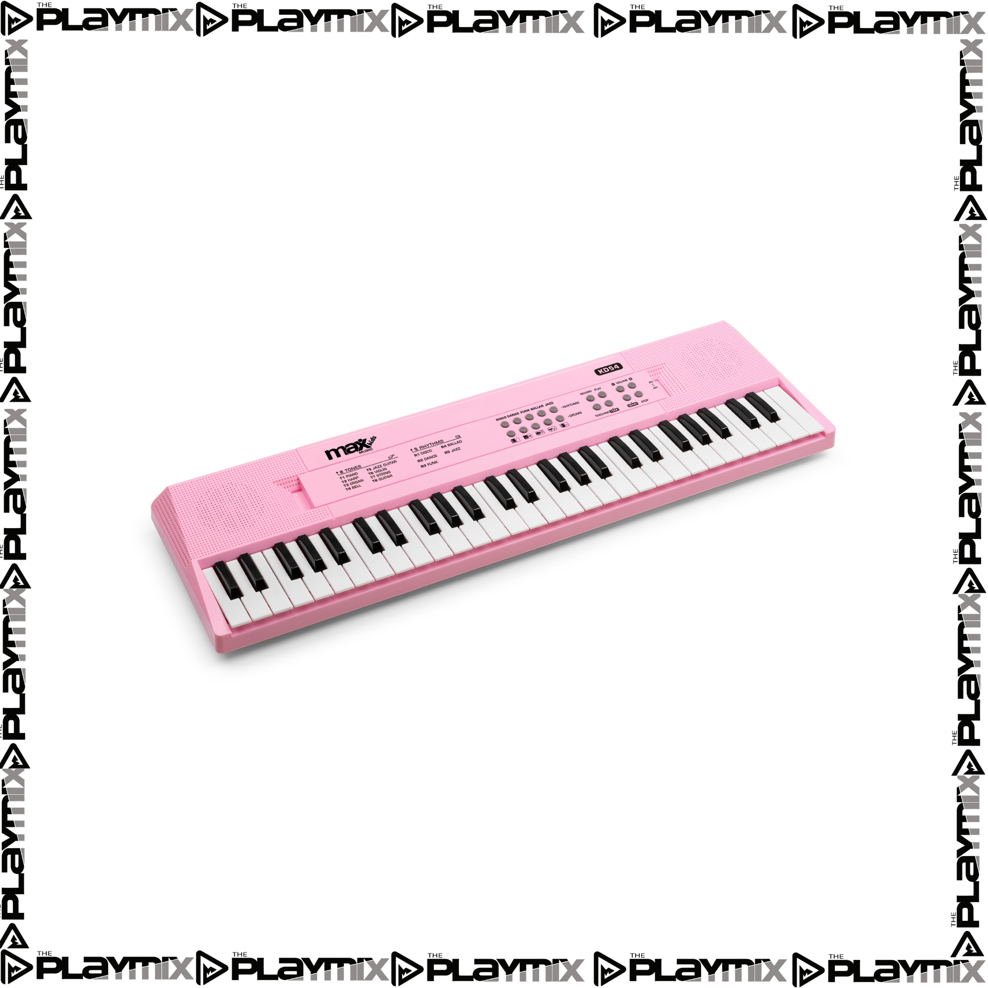 KD54 Electronic Keyboard 54-keys with Battery Pink