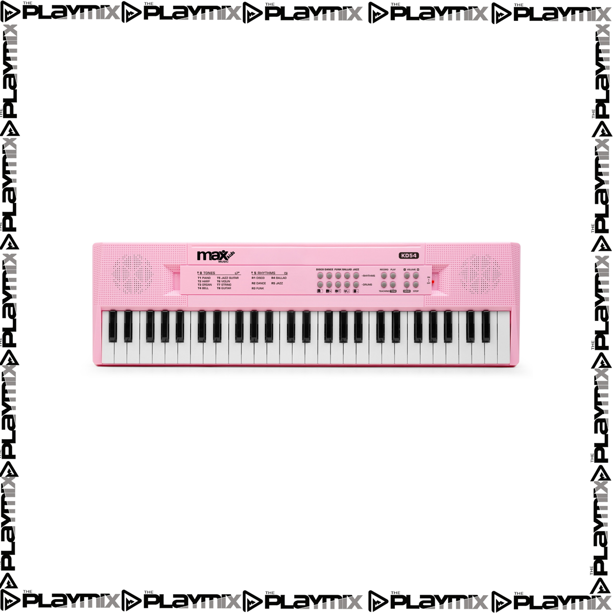 KD54 Electronic Keyboard 54-keys with Battery Pink