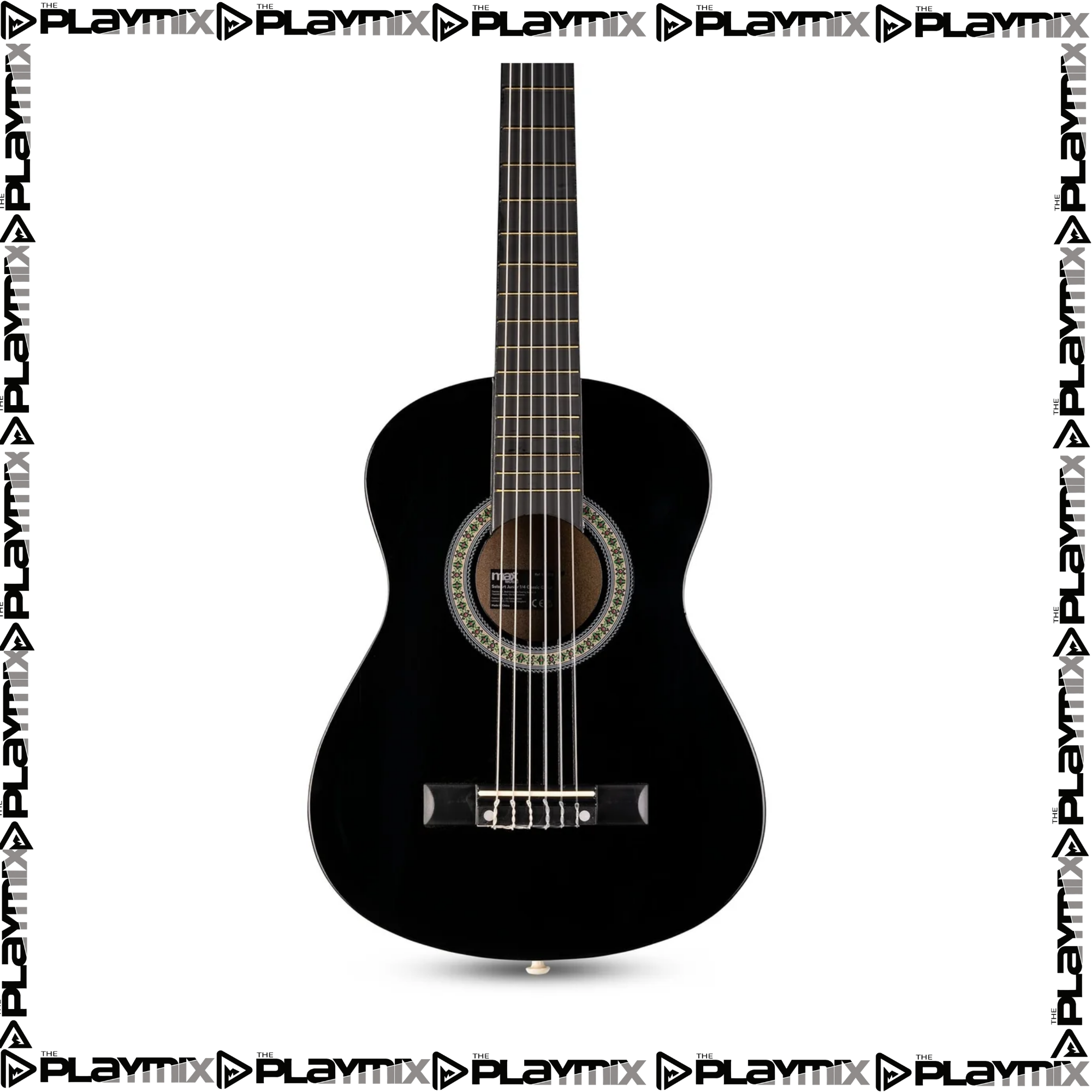 SoloArt Junior Guitar Pack 1/4 Classic Pack Black