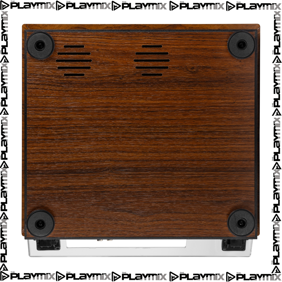Fenton RP112D Record Player – Bluetooth In/Out, Dark Wood