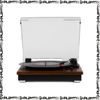 Fenton RP112D Record Player – Bluetooth In/Out, Dark Wood