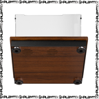 Fenton RP112D Record Player – Bluetooth In/Out, Dark Wood