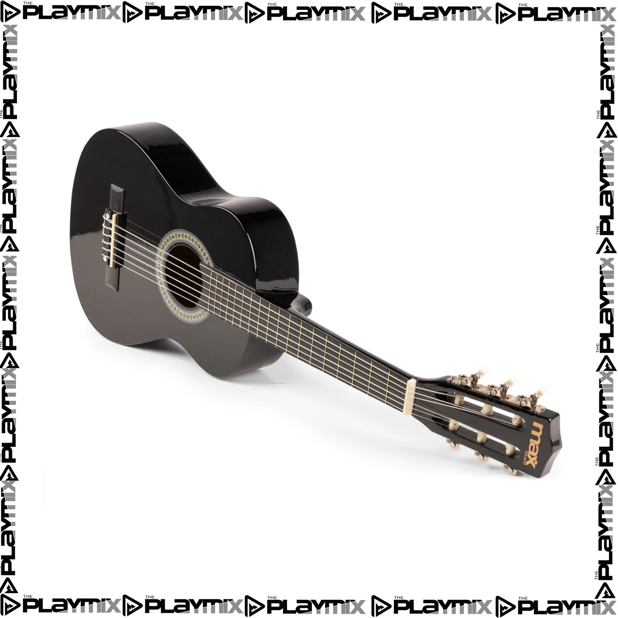 SoloArt Junior Guitar Pack 1/4 Classic Pack Black