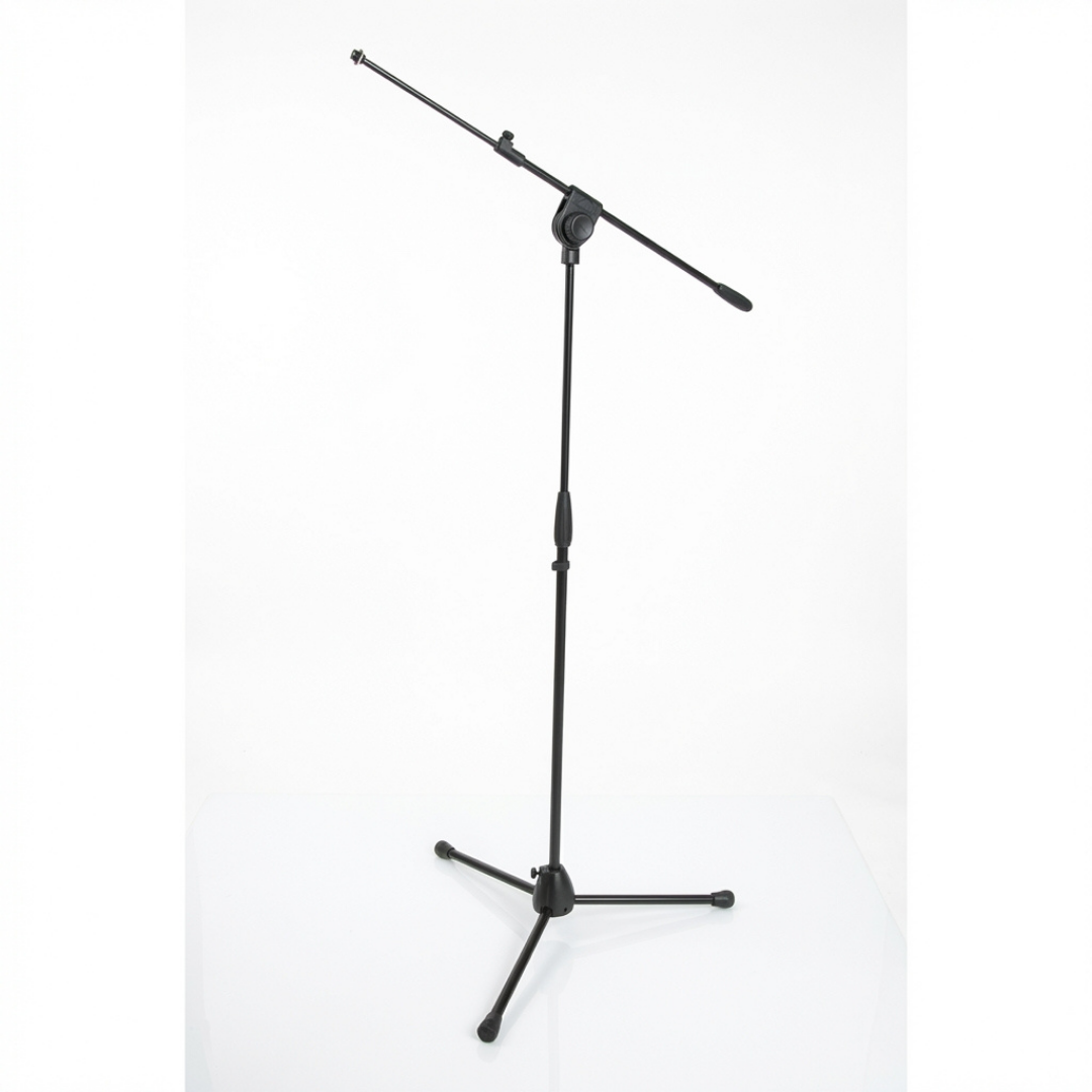 Proel PRO200BK Microphone Stand – Professional Tripod Boom Stand Heavy Duty