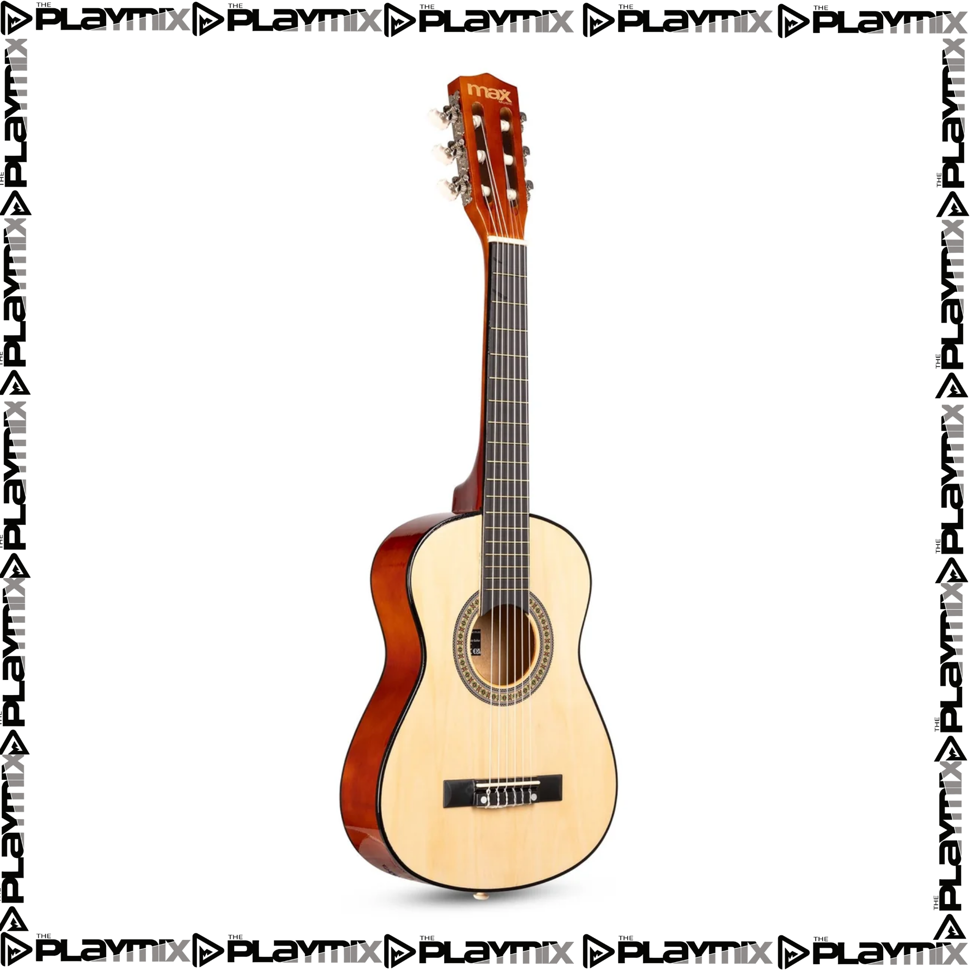 SoloArt Junior Guitar Pack 1/4 Classic Guitar Pack Natural