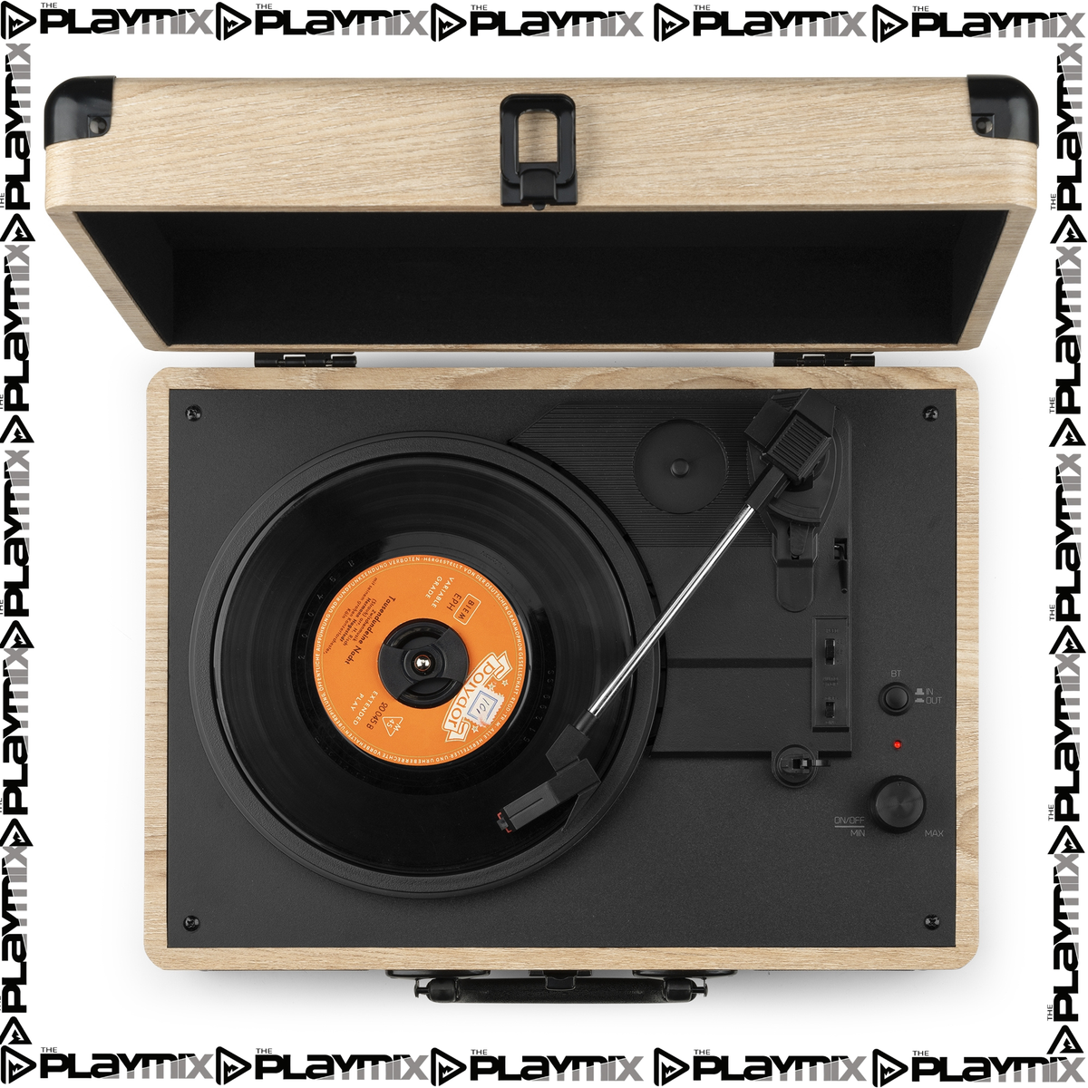 RP116LW Record Player Briefcase with BT In/Out