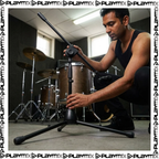 PROEL PRO281BK Microphone Stand – Professional Low Profile Boom Stand
