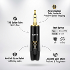 Die Hard DHJ35SBK 3.5mm Stereo Jack – Professional TRS Audio Connector