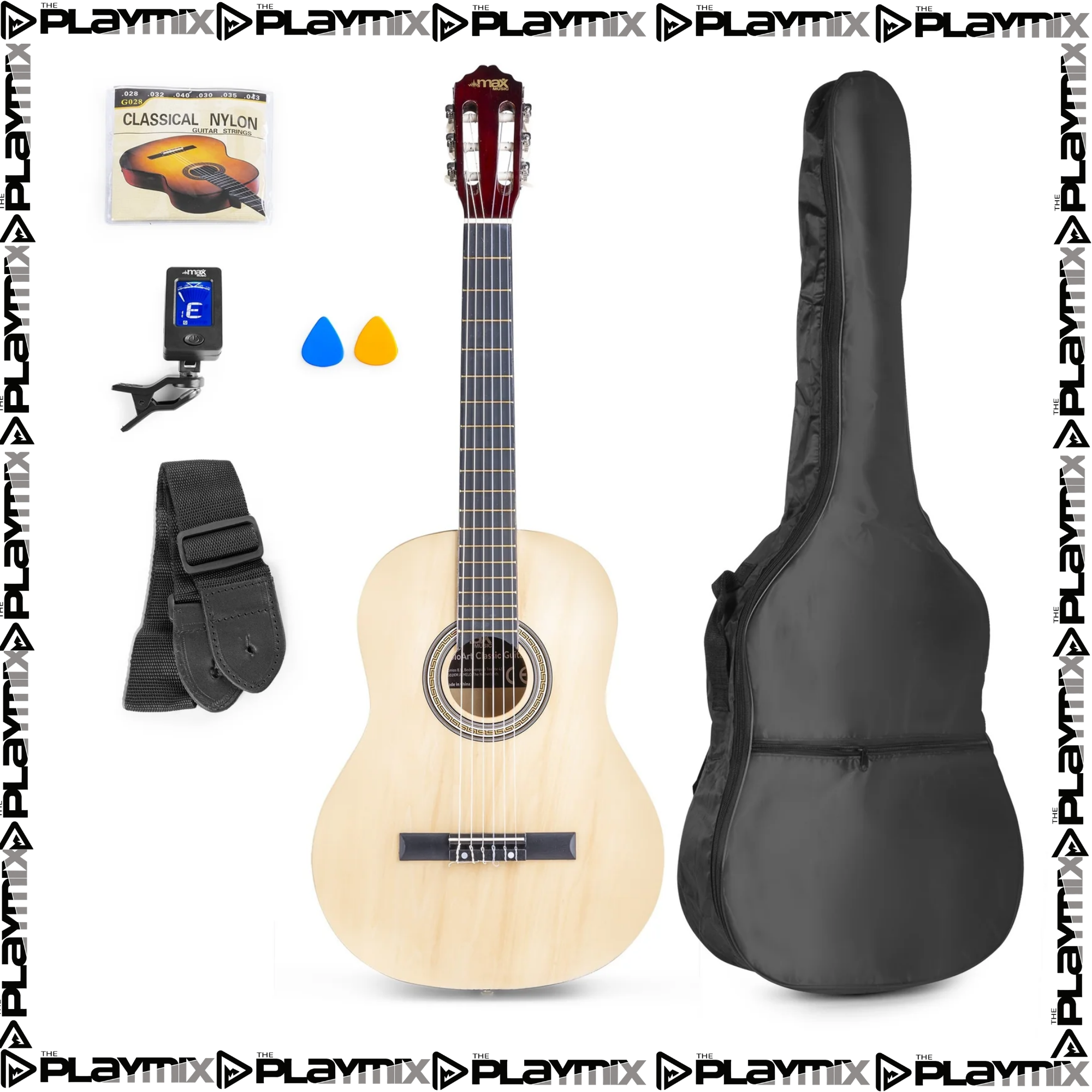 SoloArt Classic Guitar Pack Natural