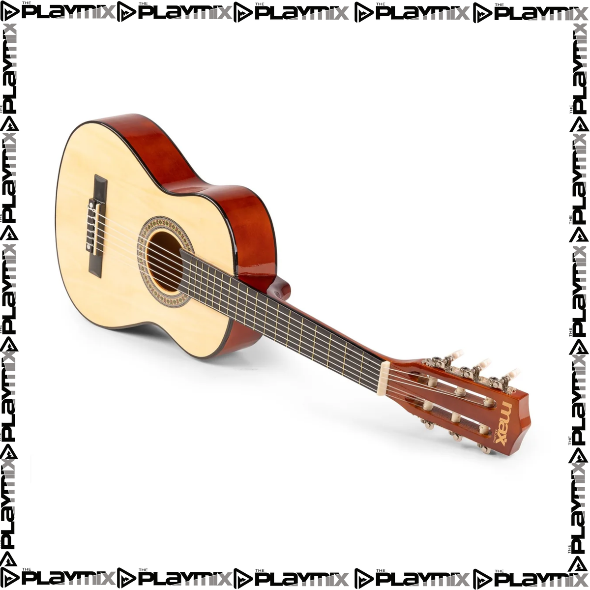 MAX SoloArt Kids Classical Guitar Kit 1/4 Natural – with Gig Bag, Tuner, Strap & Picks