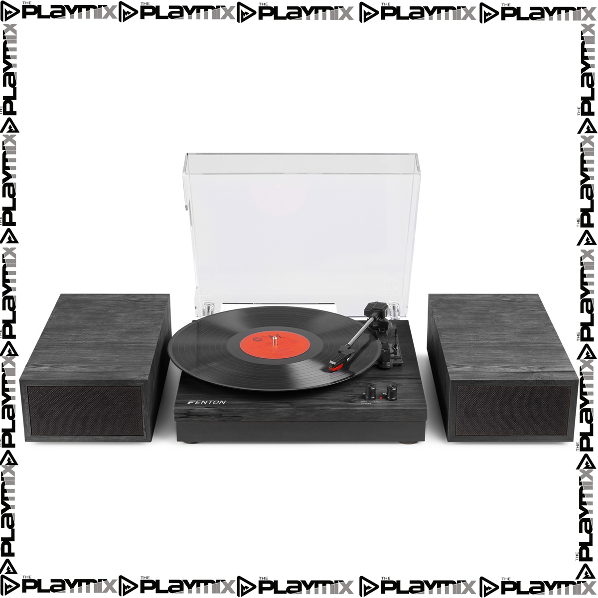 RP165B Record Player Set Black/Grey