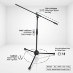 Proel RSM181 Microphone Stand – Professional Boom Stand Italian Engineering