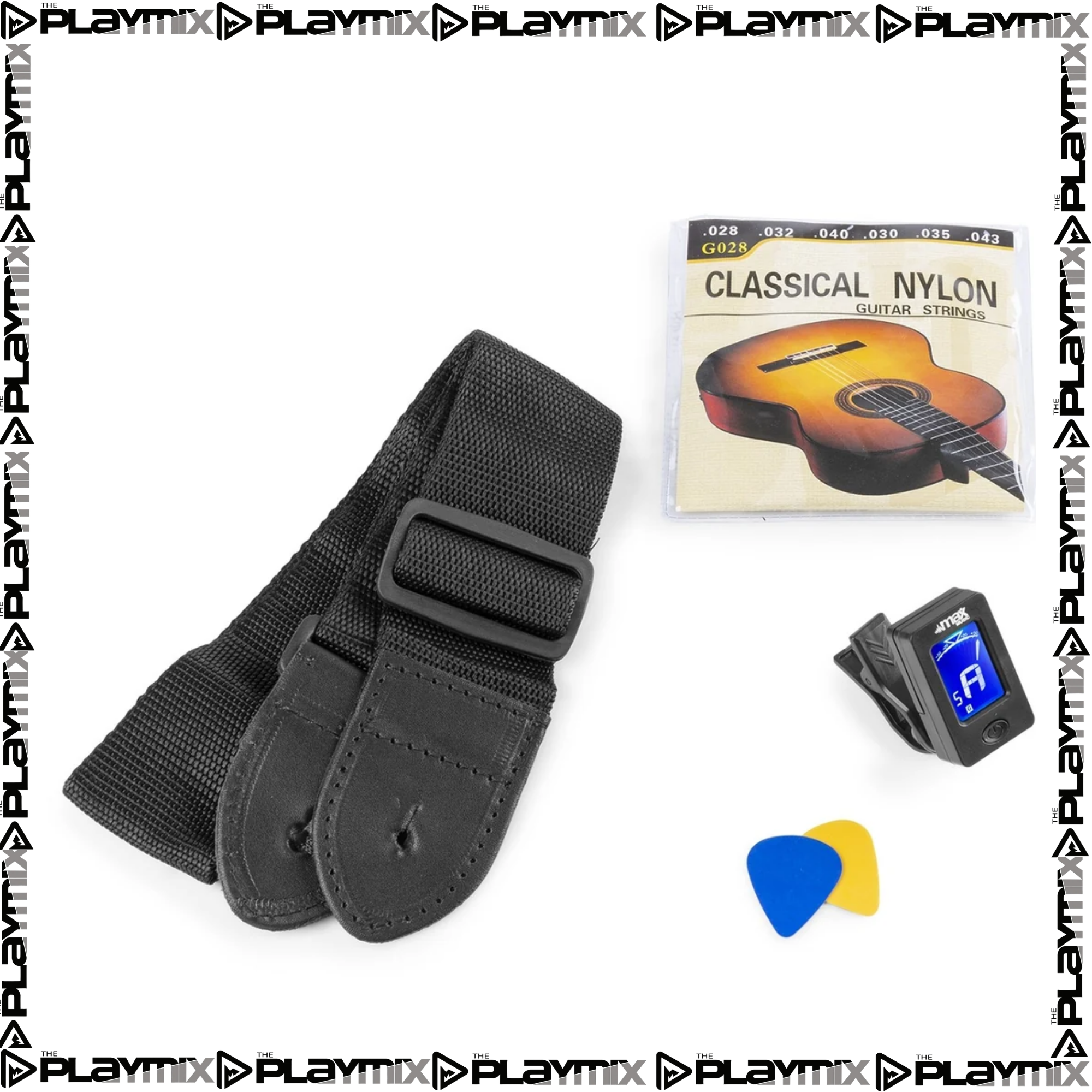 SoloArt Classic Guitar Pack Black