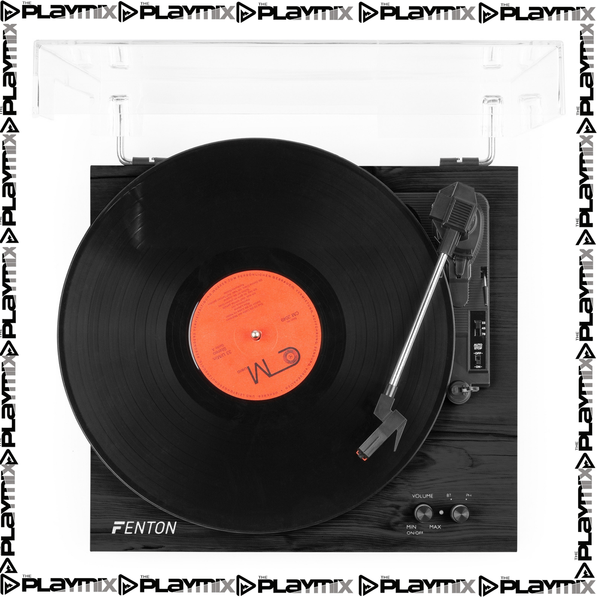 RP165B Record Player Set Black/Grey