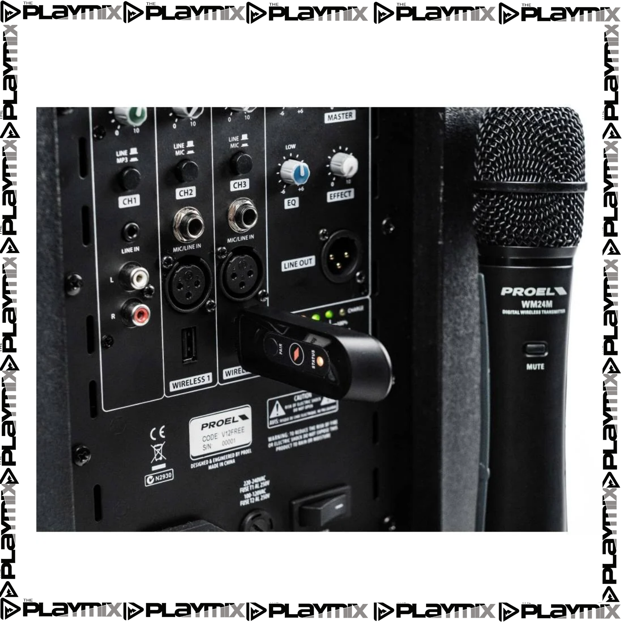 Proel Sound U24H  2.4 GHz Wireless Microphone System