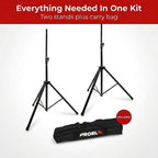 Proel FRE300KIT Aluminium Speaker Stand Kit with Air-Cushioned System