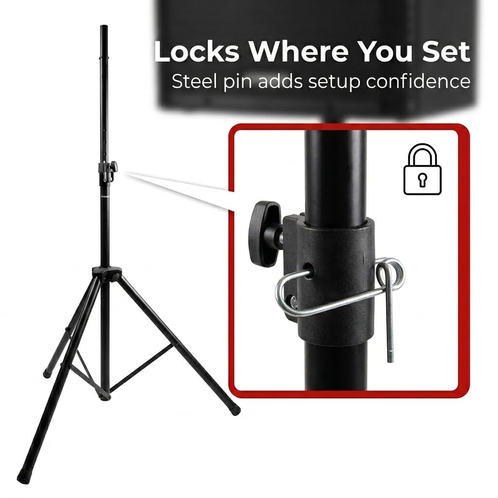 Proel FRE300KIT Aluminium Speaker Stand Kit with Air-Cushioned System