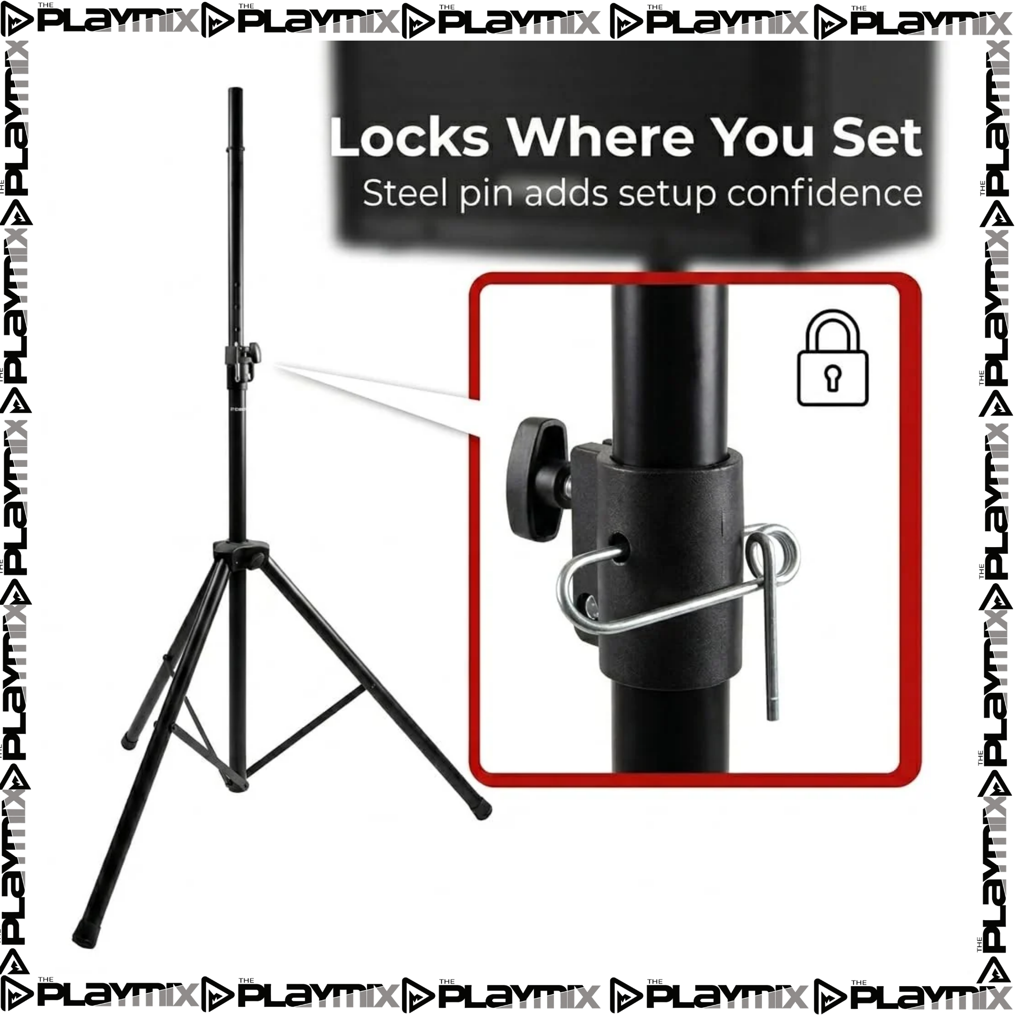 Proel FRE300KIT Speaker Stand Aluminium Kit with Air-Cushioned System