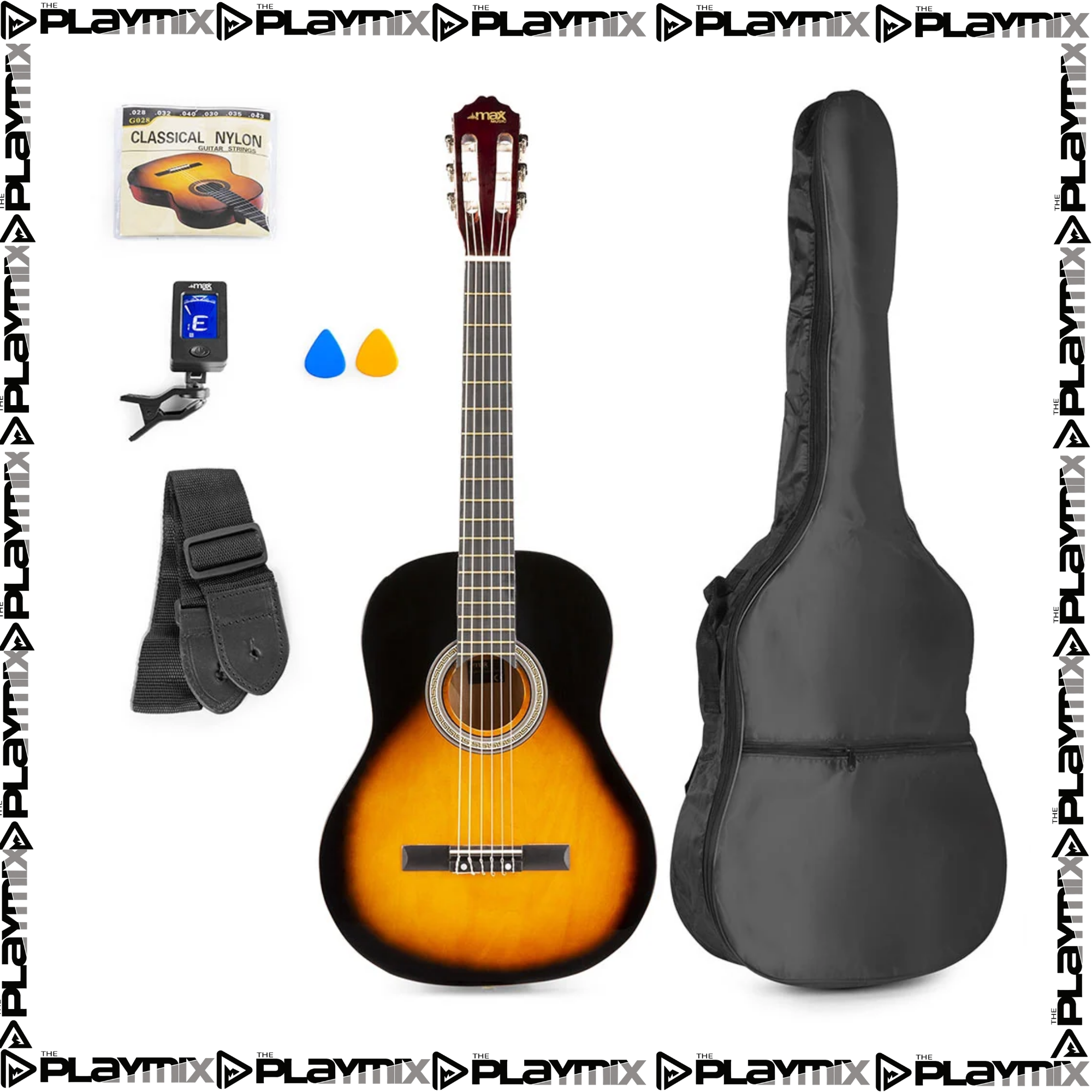 SoloArt Classic Guitar Pack Sunburst
