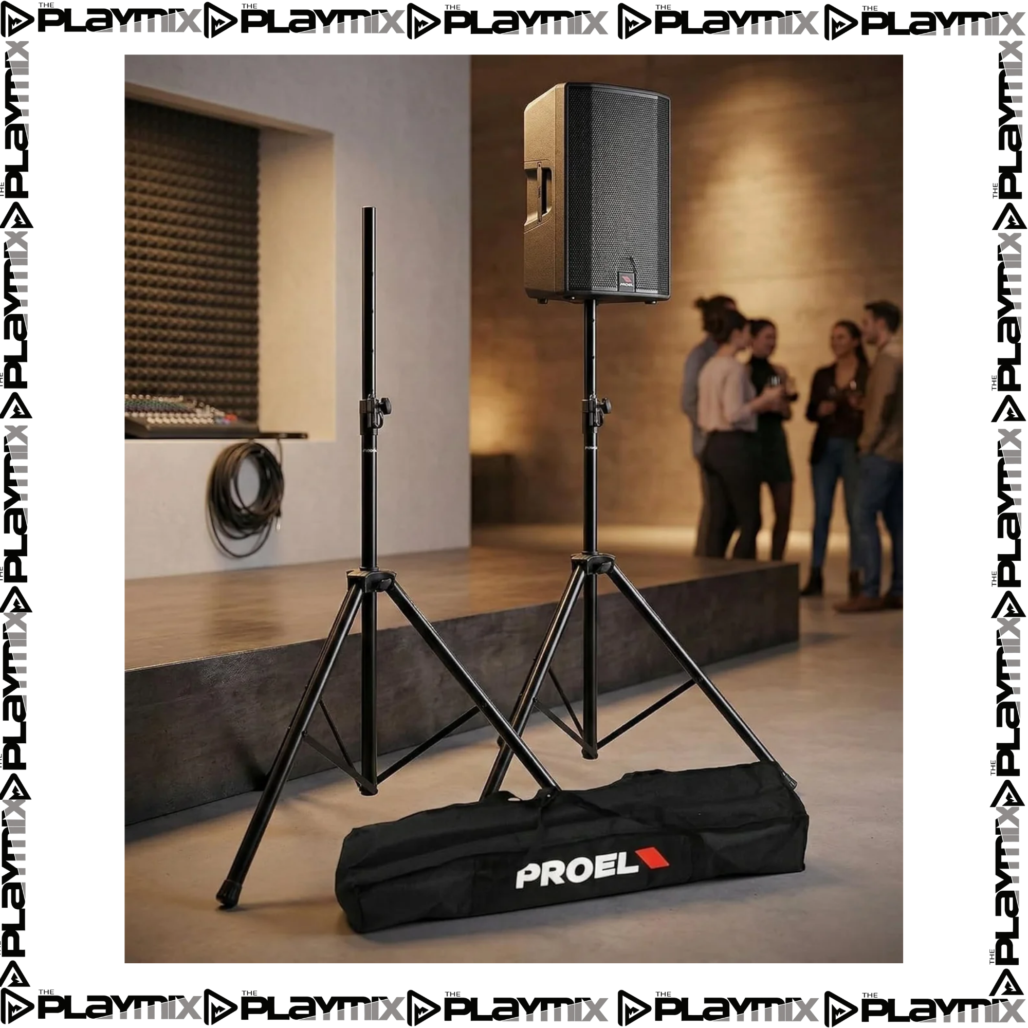 Proel FRE300KIT Speaker Stand Aluminium Kit with Air-Cushioned System