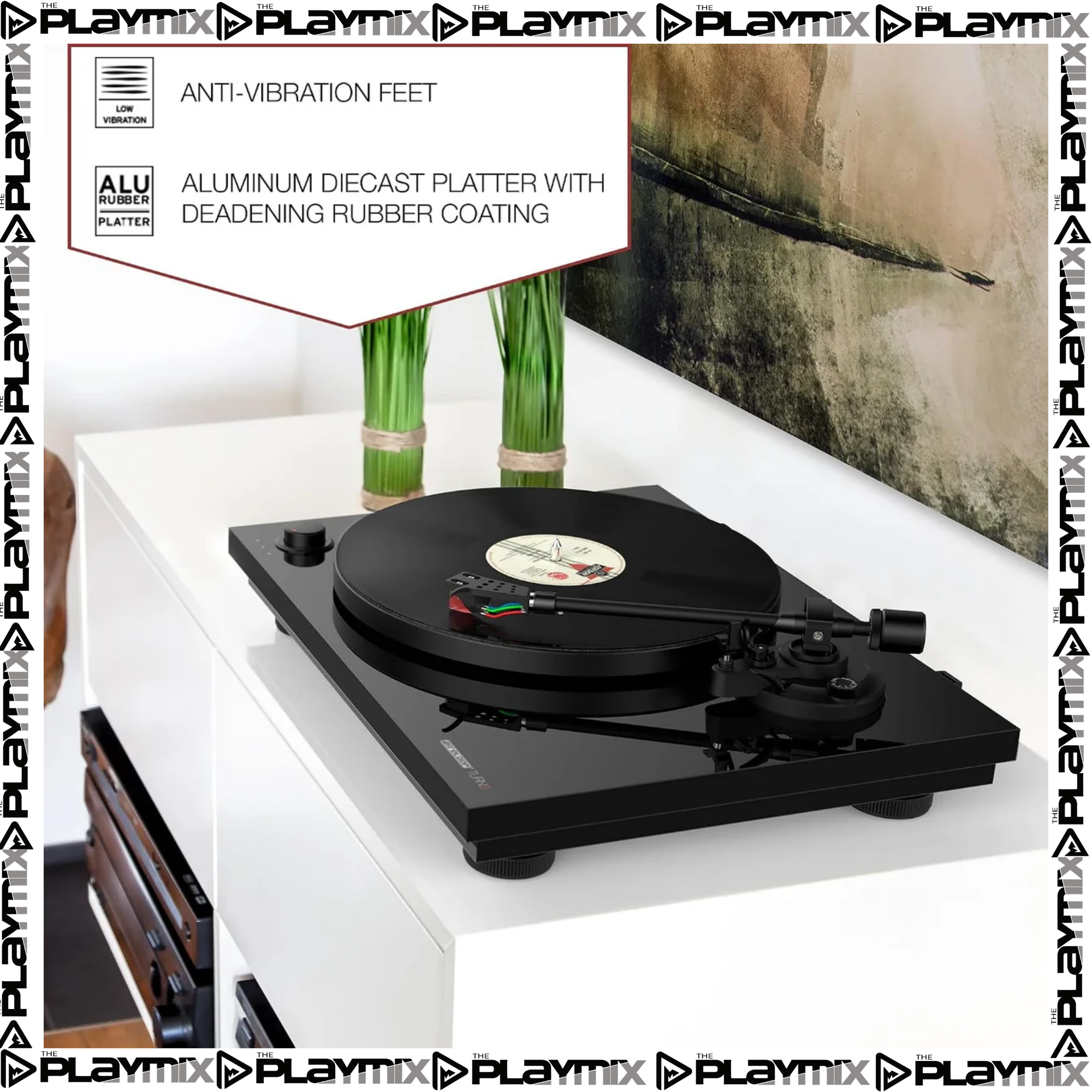 Reloop Turn 3 MK2 HiFi Belt-Drive USB Turntable