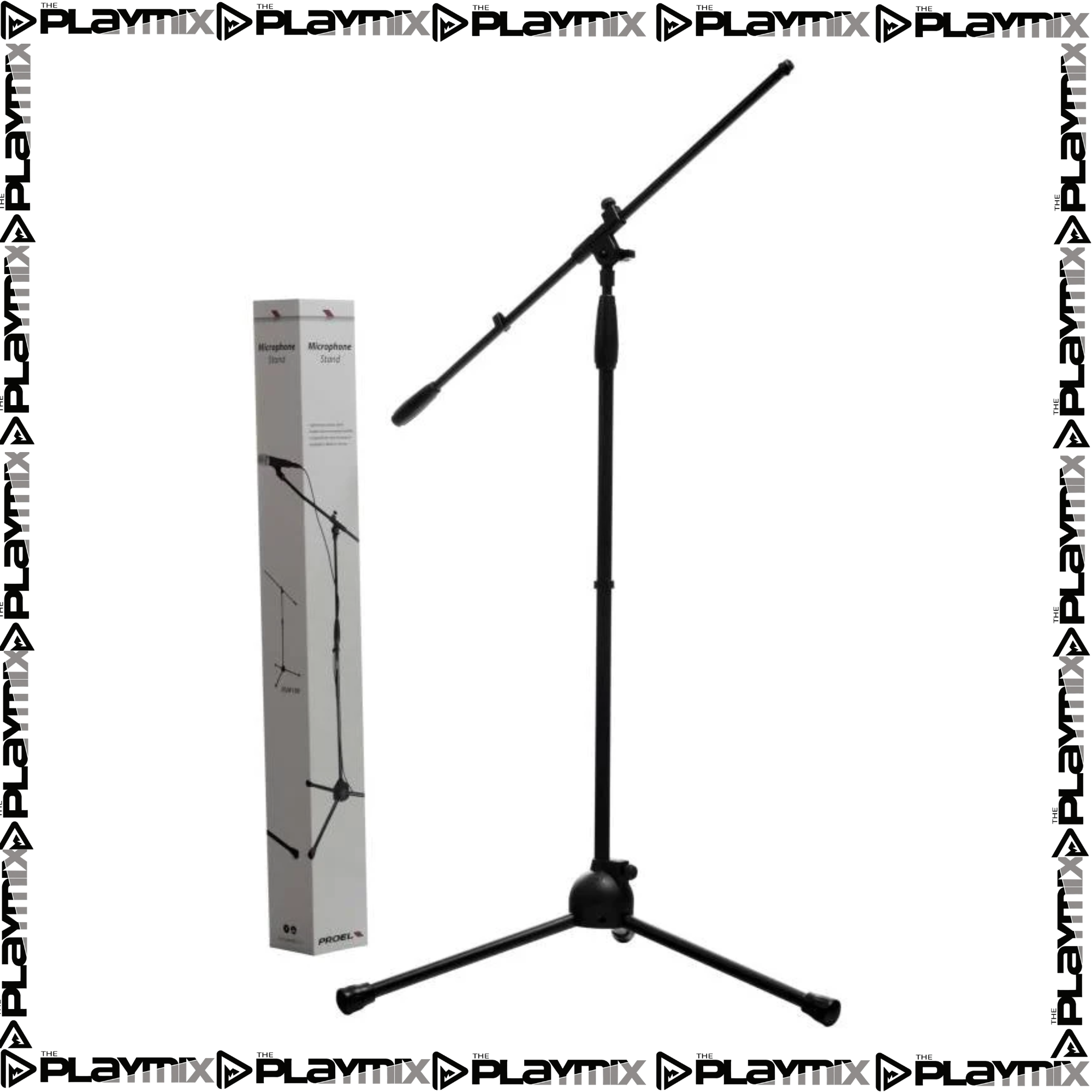 Proel RSM180 Professional Tripod Boom Microphone Stand