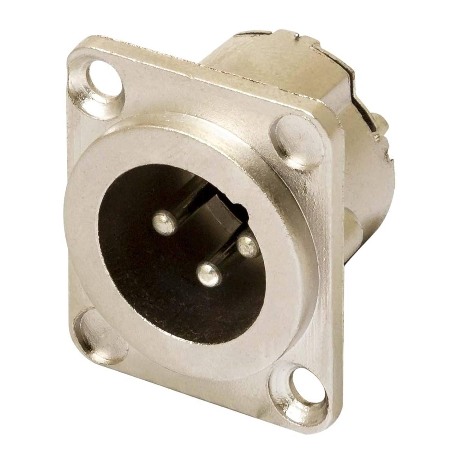 PROEL XLR3MDLX Male XLR Panel Mount – 3-Pole Chassis Connector
