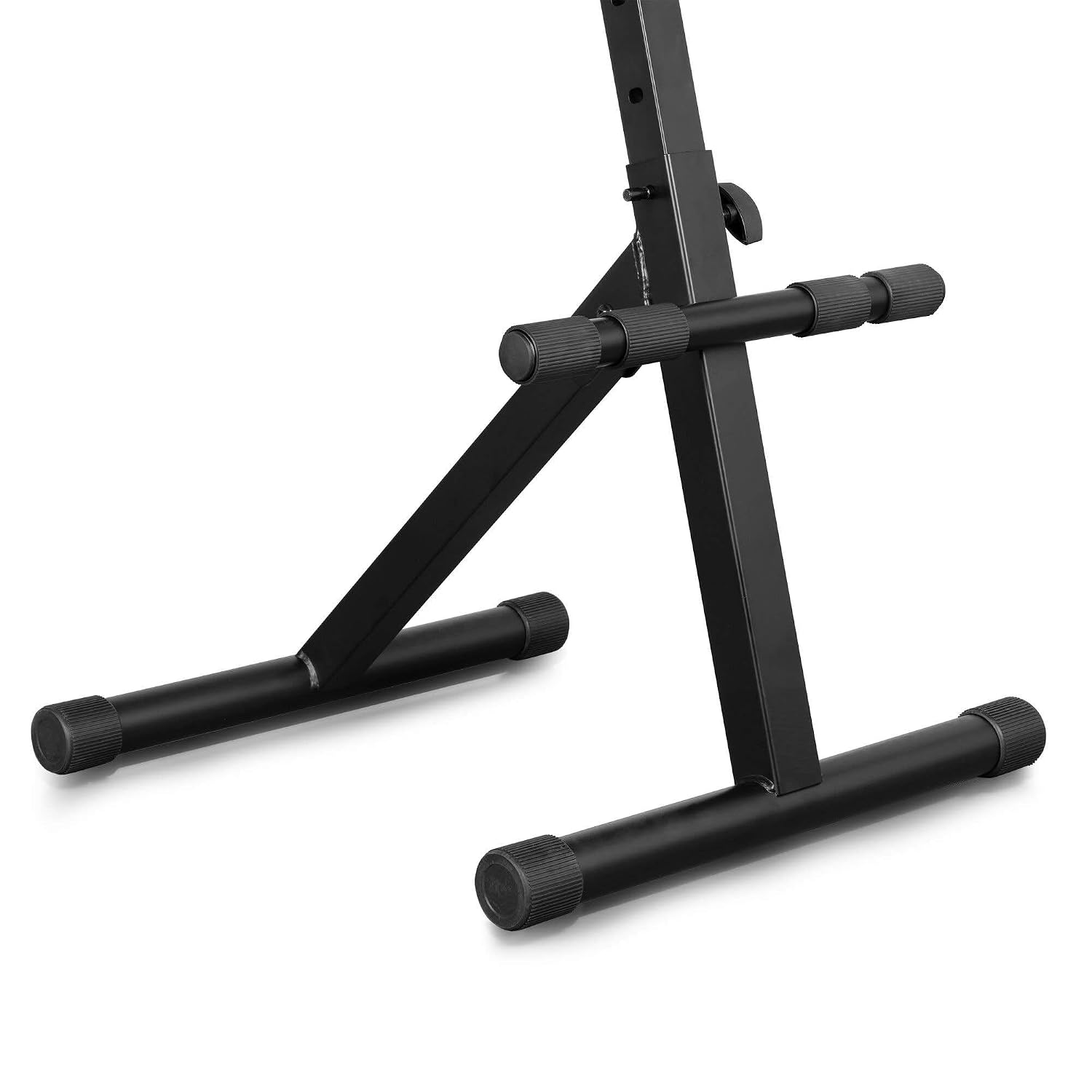 VONYX GST15 Folding Guitar Stool with Backrest & Integrated Guitar Stand