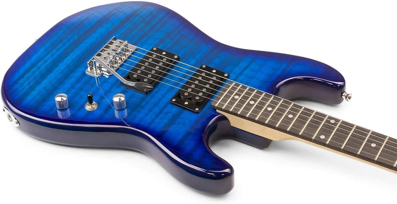 GigKit Electric Guitar Pack Quilted Style Dark Blue
