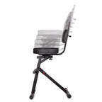 VONYX GST15 Folding Guitar Stool with Backrest & Integrated Guitar Stand
