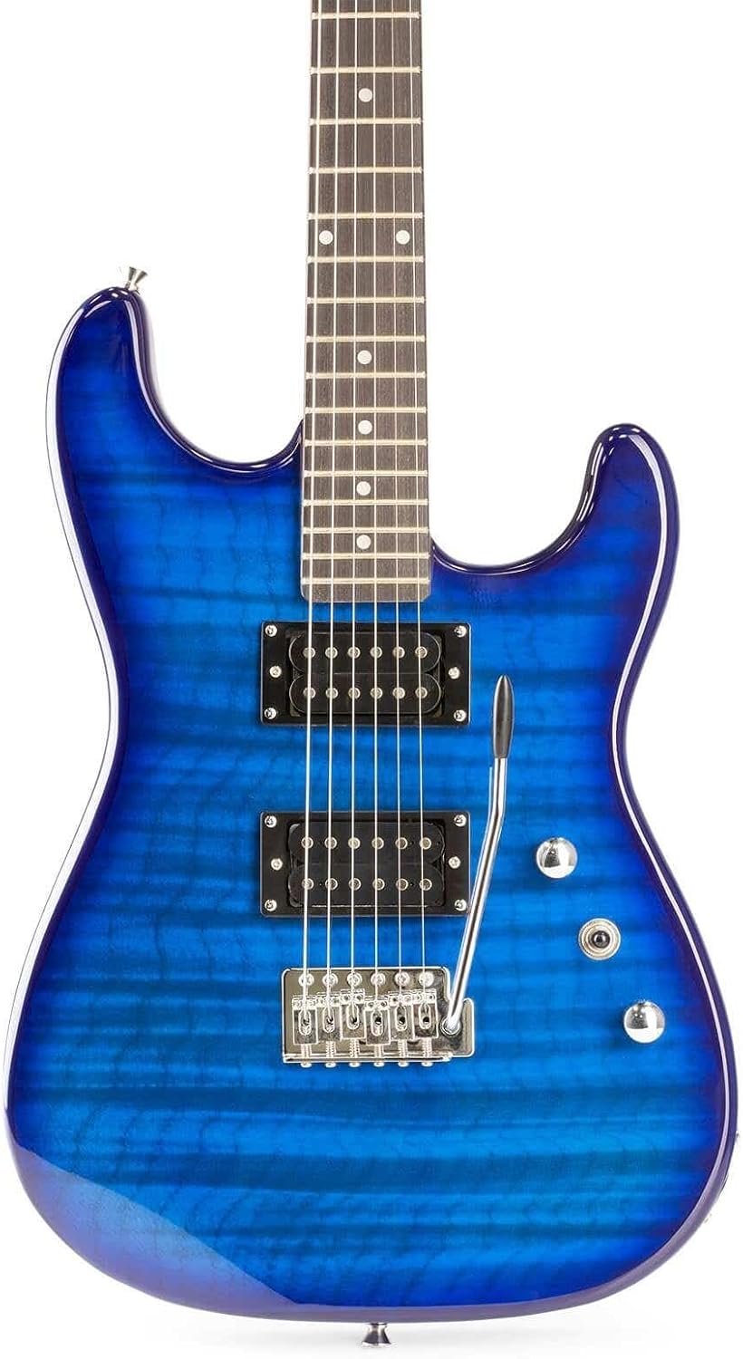 GigKit Electric Guitar Pack Quilted Style Dark Blue