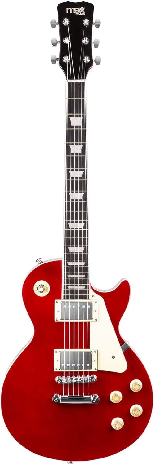 GigKit Electric Guitar Pack SC Style Dark Red