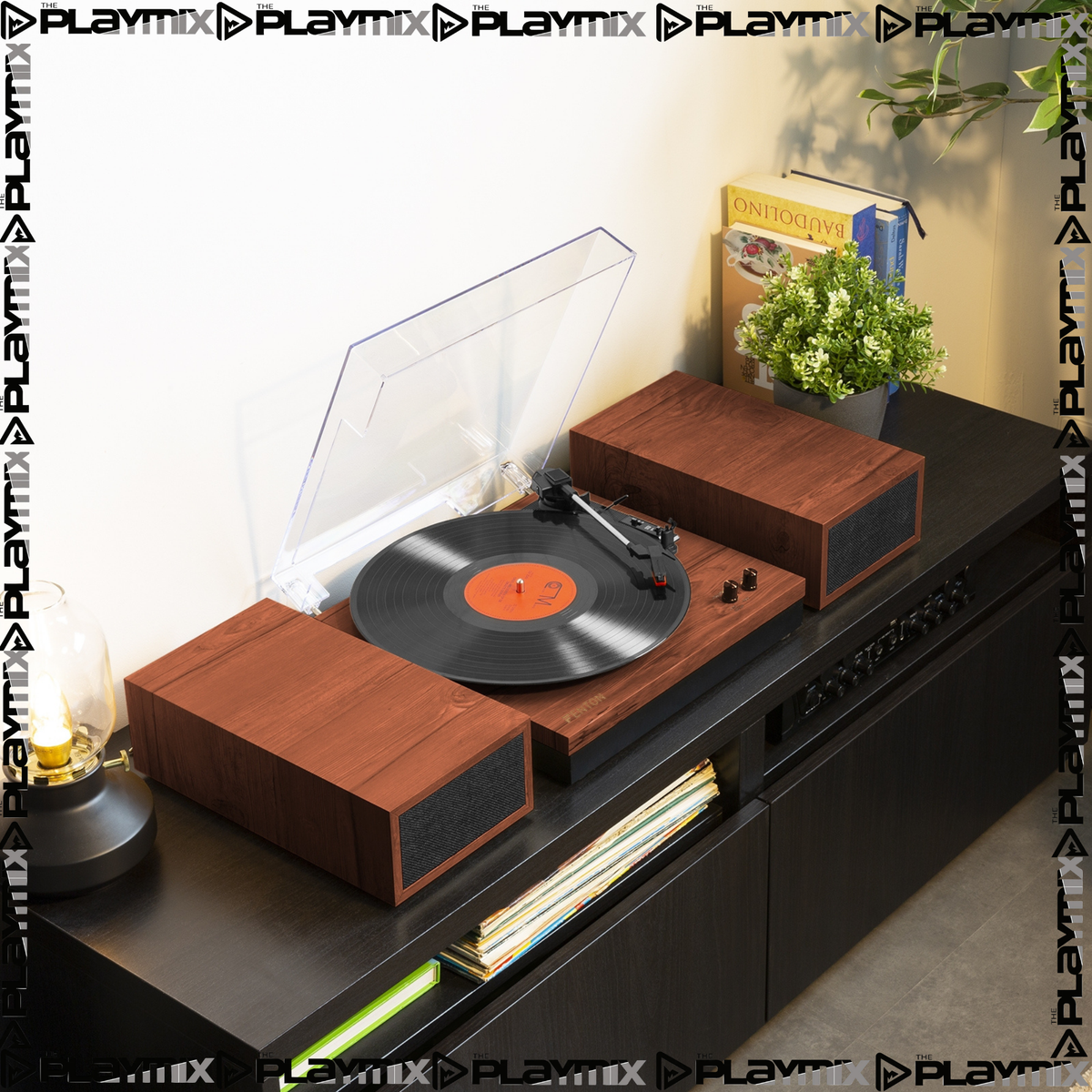 RP165C Record Player Set Cherry