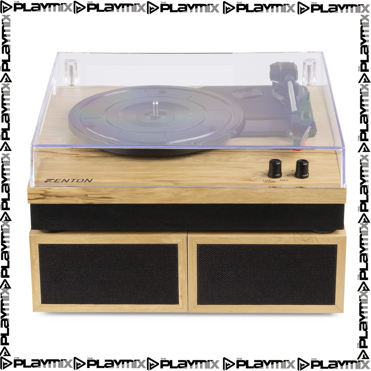 RP165L Record Player Set Light Wood