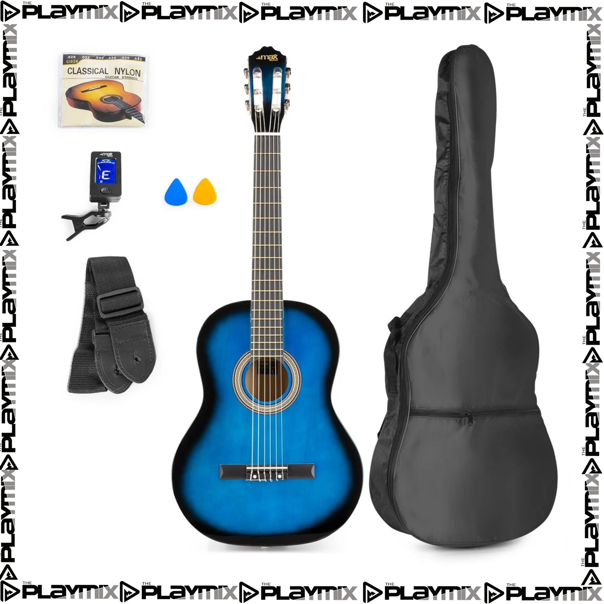 SoloArt Classic Guitar Pack Blue