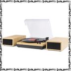 RP165L Record Player Set Light Wood