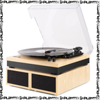 RP165L Record Player Set Light Wood