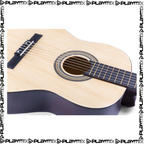MAX SoloArt Classical Guitar Kit 4/4 Natural – with Gig Bag, Tuner, Strap, Picks & Spare Strings