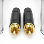 PROEL DHRCAMBB RCA Connector – Professional Gold-Plated Audio Plug