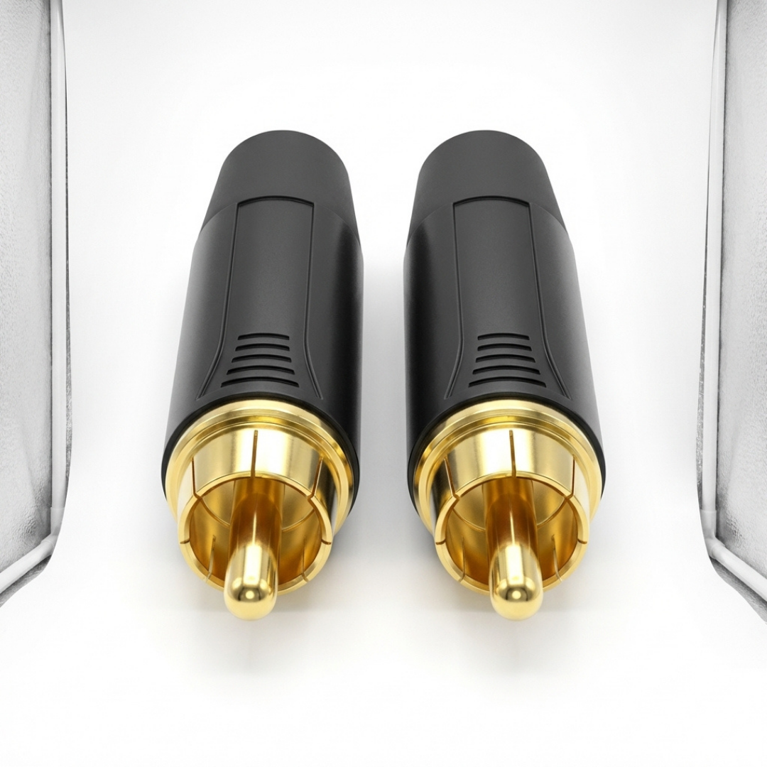PROEL DHRCAMBB RCA Connector – Professional Gold-Plated Audio Plug