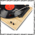 RP165L Record Player Set Light Wood