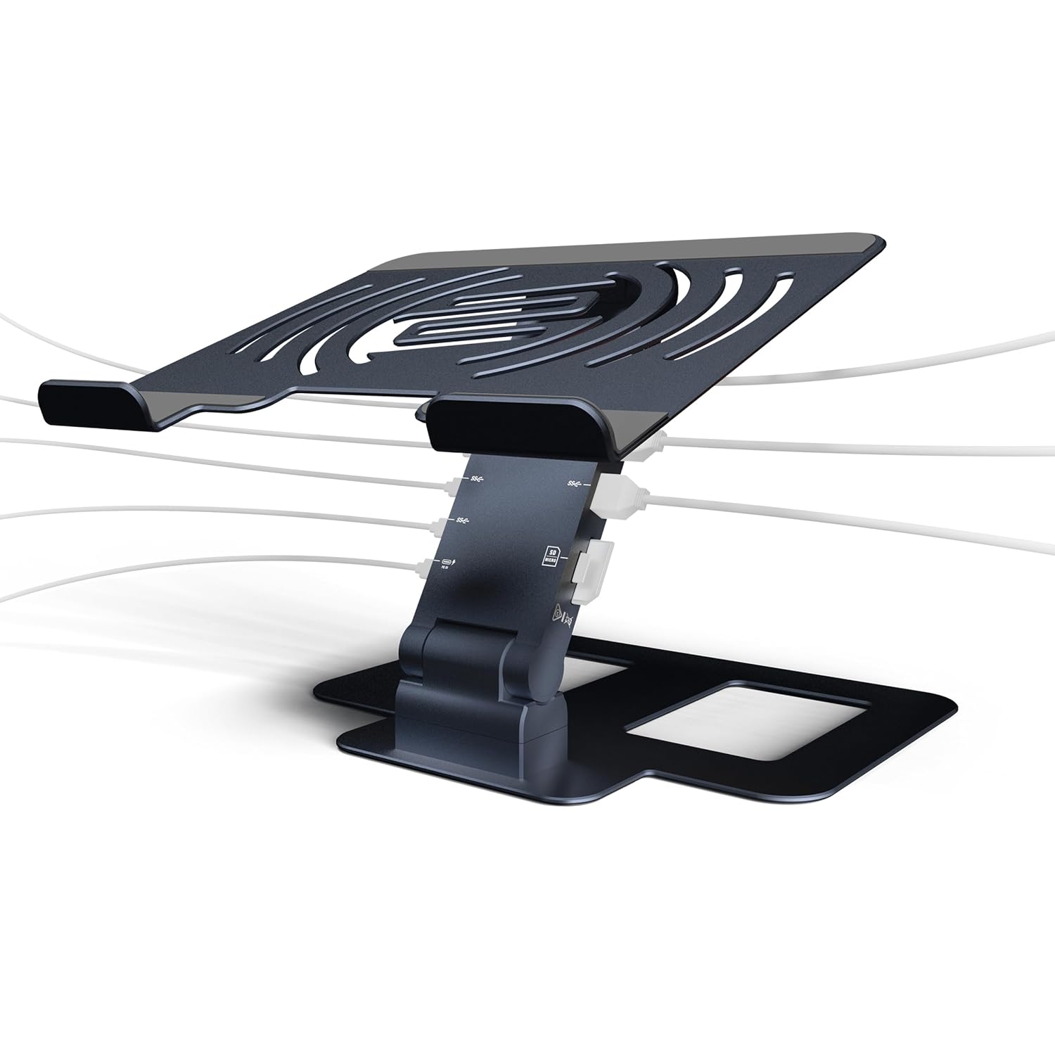 Reloop Stand Hub Pro DJ Laptop Stand with Integrated USB Hub